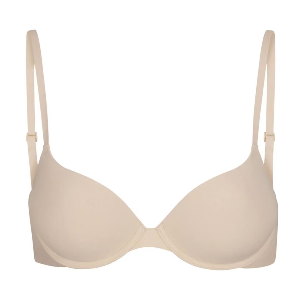Skims Fits Everybody Push-Up Demi Bra,‎ Sand, 36H